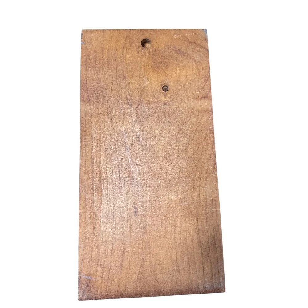 Wooden Wall Hanging Key Holder Clipboard Sunflower Gingham Bow Decor Vintage